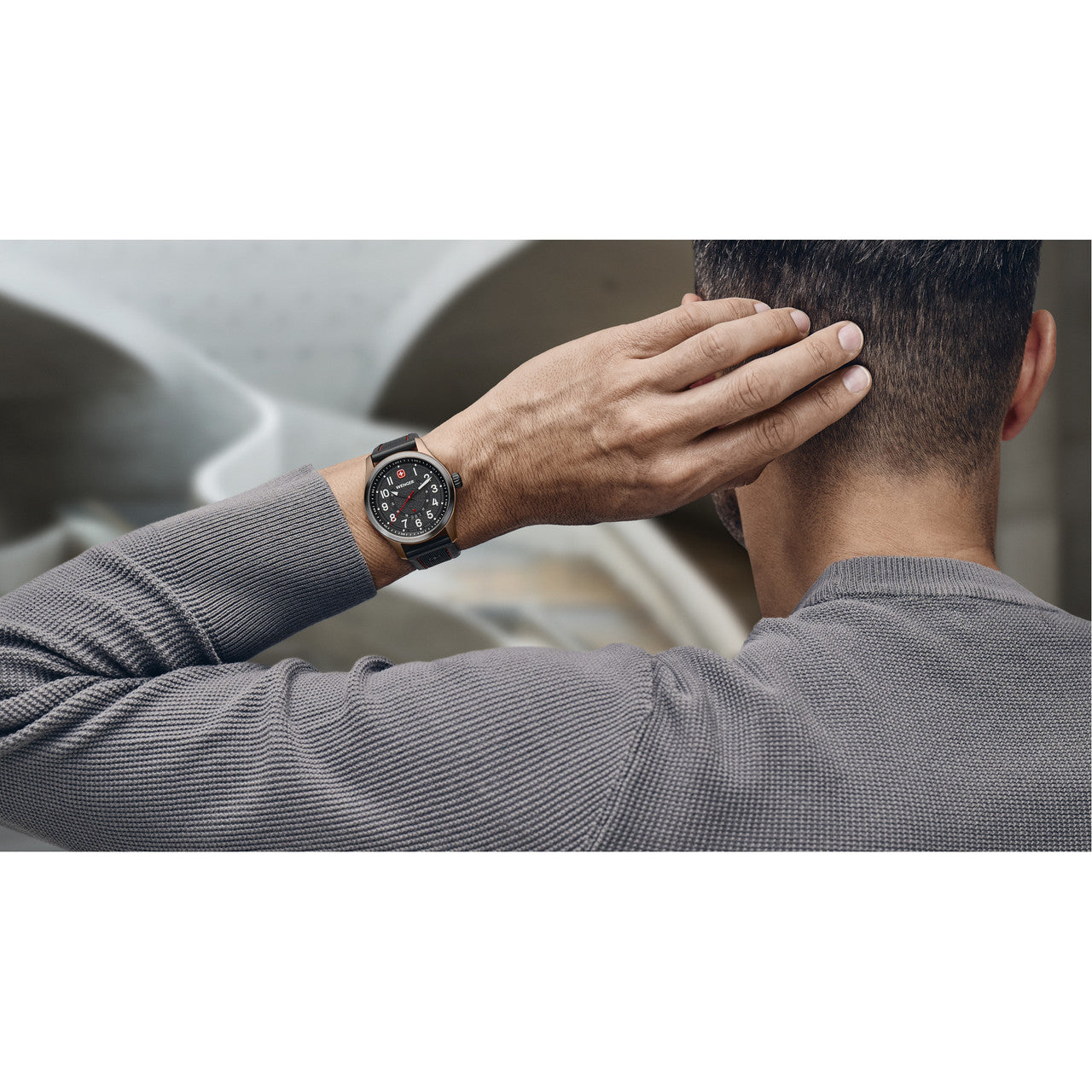 Terragraph 43mm, Black dial, Black Silicone
