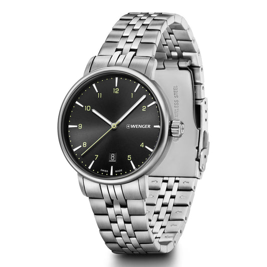 Urban Classic, 40mm, black, stainless steel