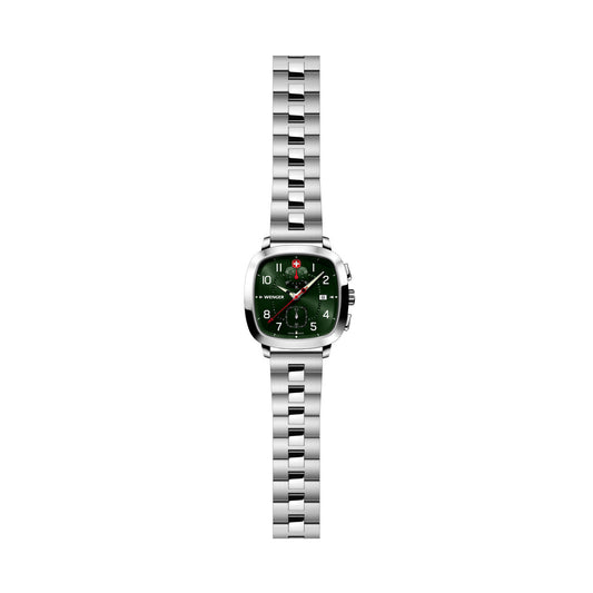 Vintage Sport Chrono 39.5mm, Green dial, Silver Stainless Steel