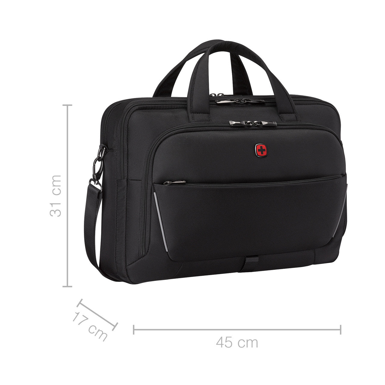 Wenger Icons Meteor 16-17in Laptop Brief Black