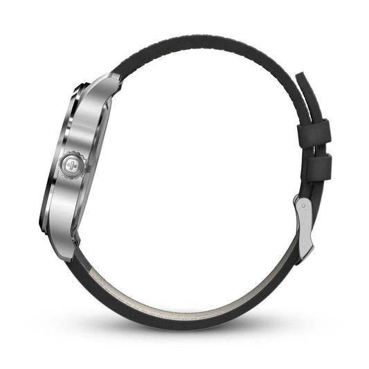 Terragraph 43mm, Black dial, Black leather