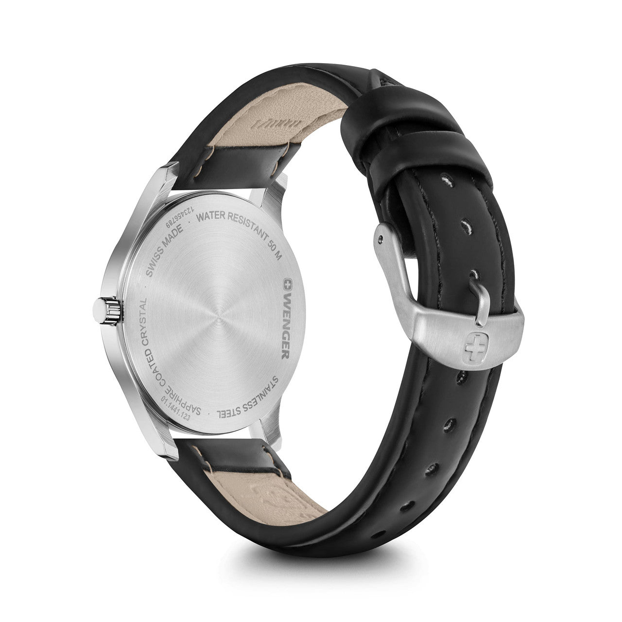 City Classic, Black Dial, Black Leather Strap