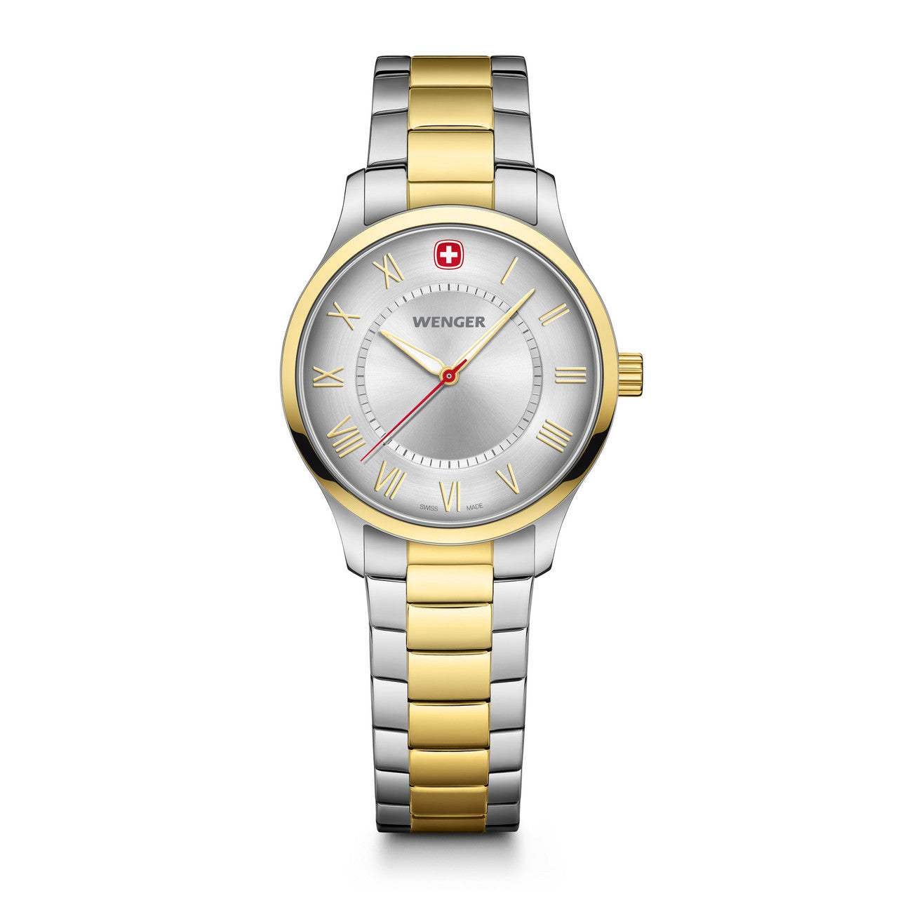 City Classic, Silver Dial, Silver/gold Stainless Steel Bracelet