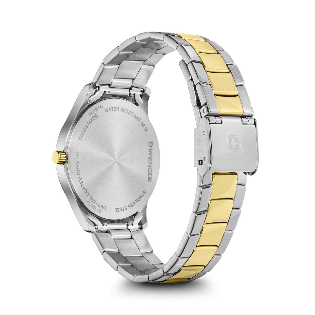 City Classic, Silver Dial, Silver/gold Stainless Steel Bracelet