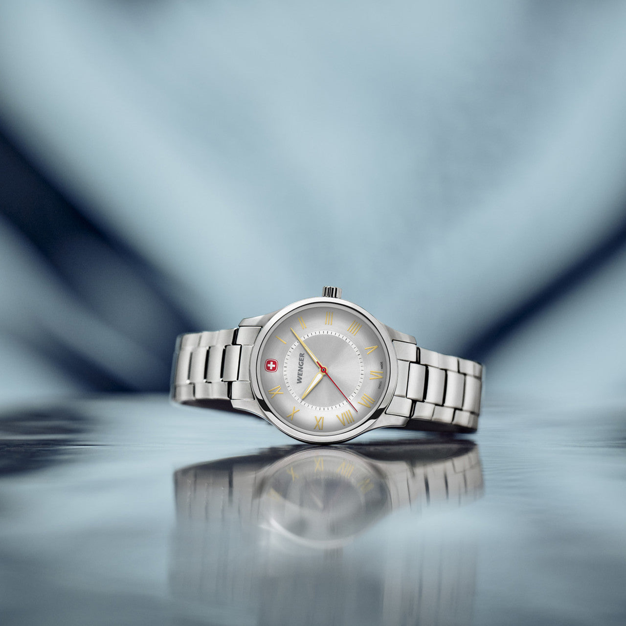 City Classic, Silver Dial, Silver Stainless Steel Bracelet
