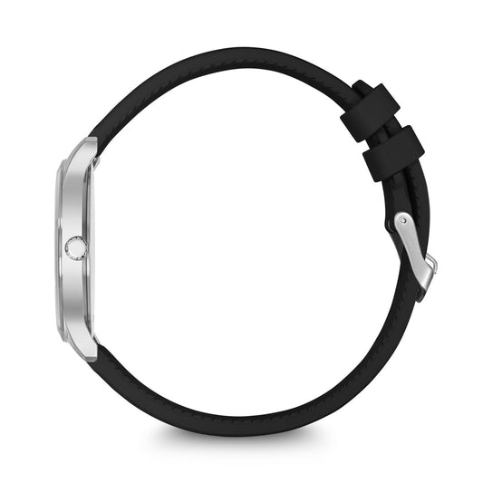 City Sport 34mm, Black dial, Black Silicone