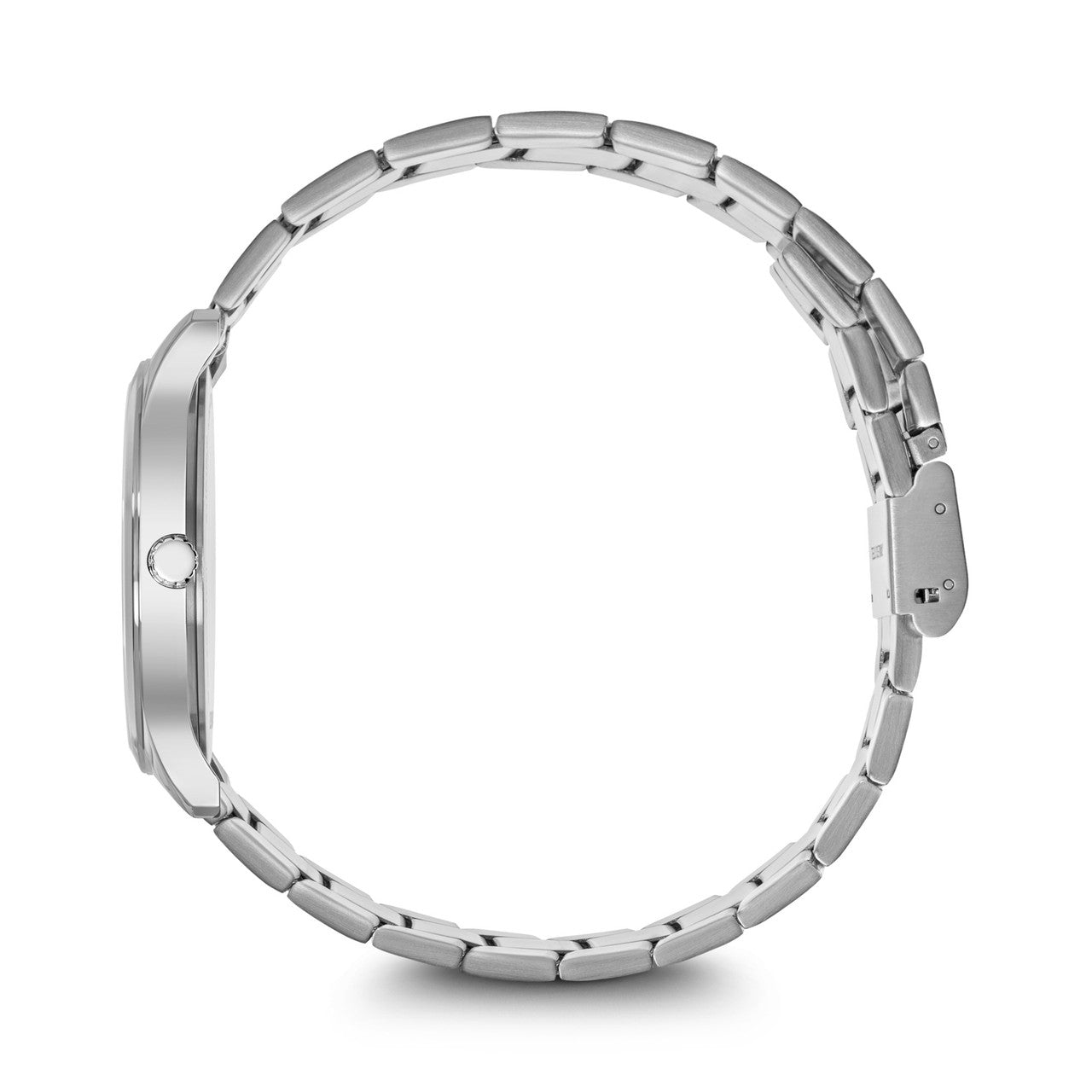 City Sport 34mm, White dial, Silver Stainless Steel