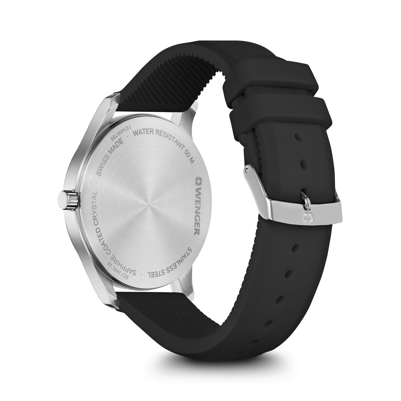City Sport, Black Dial, Silicone Black Strap
