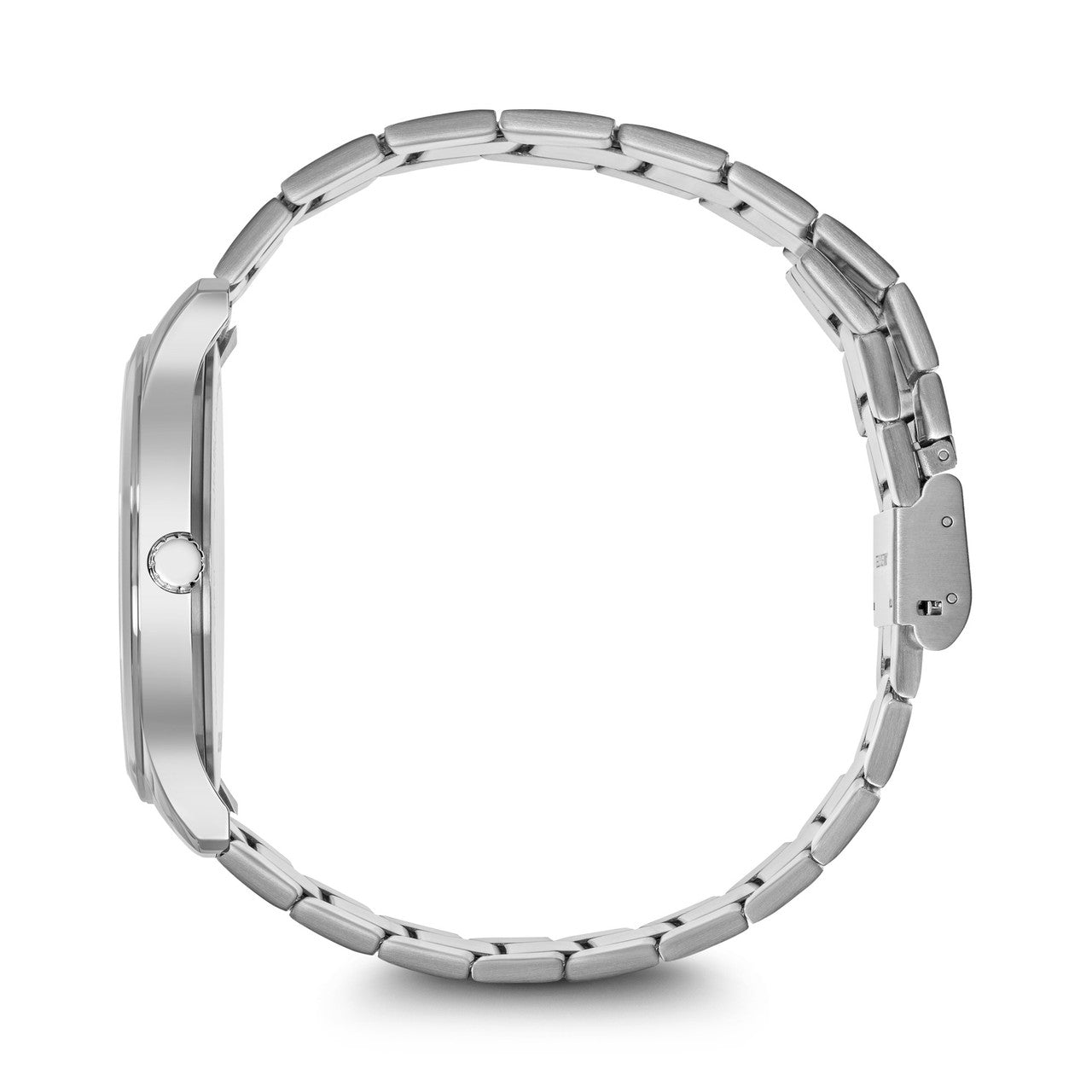 City Classic, Black Dial, Silver Stainless Steel Bracelet