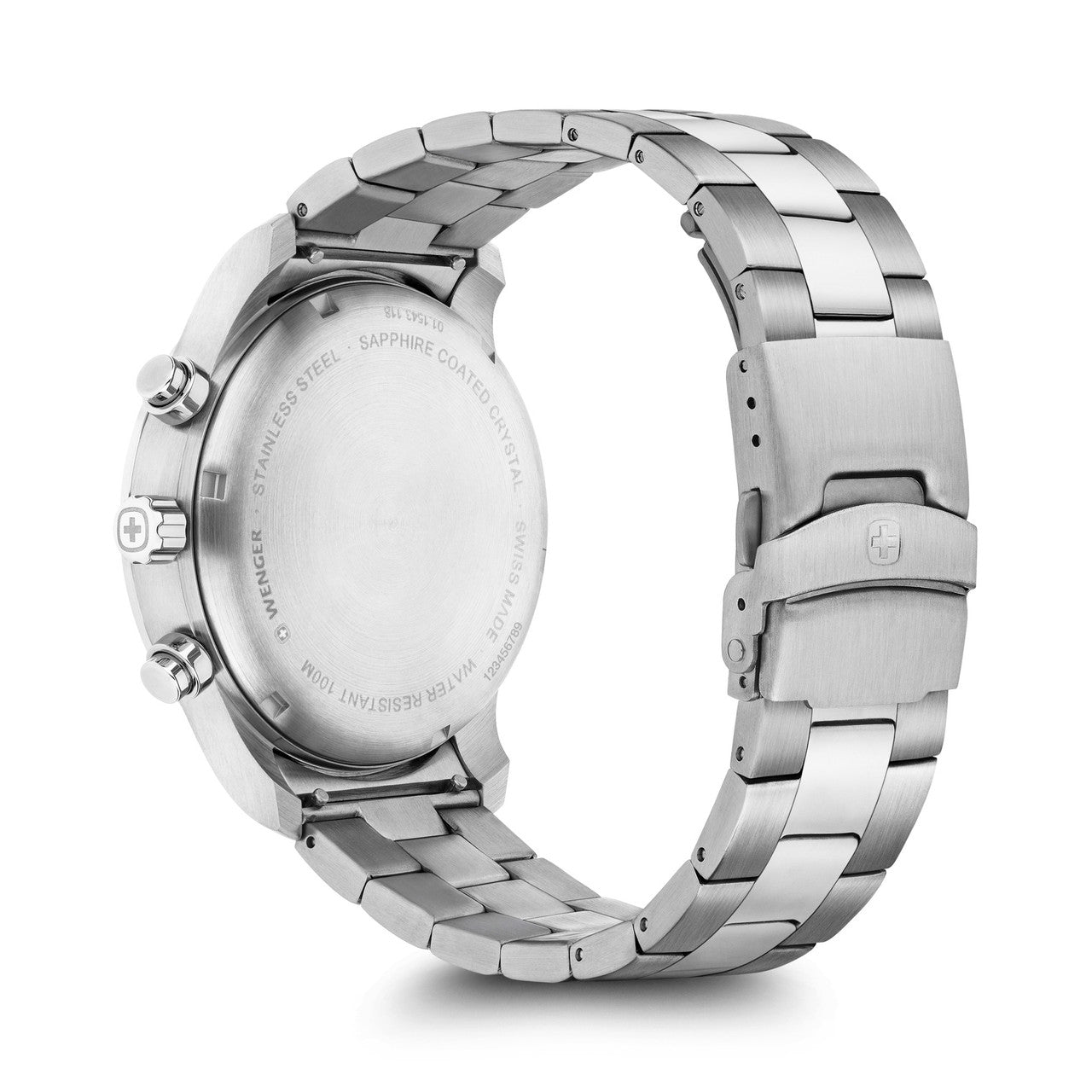 Attitude Chrono Blue Dial, Silver Stainless Steel Bracelet