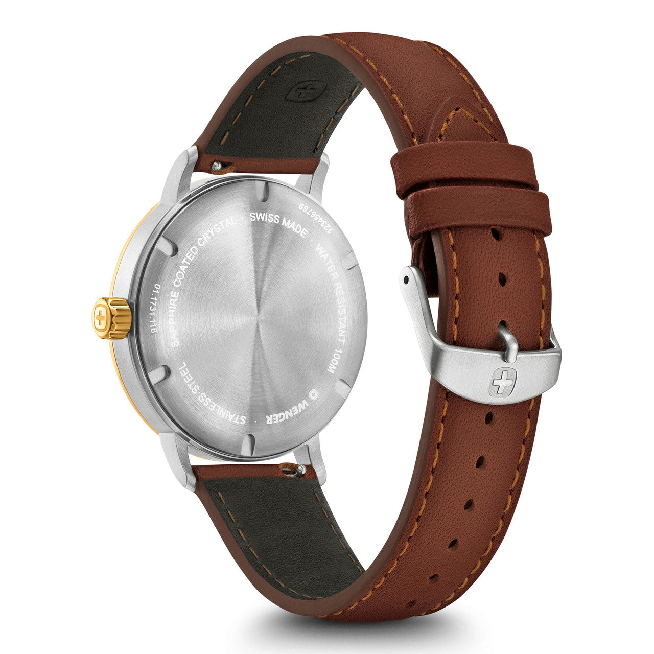 Urban Classic, 40mm, gold-white, leather