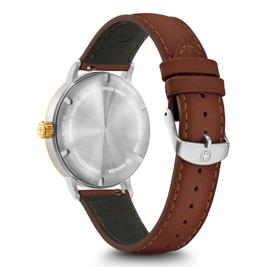 Urban Classic, 40mm, gold-white, leather