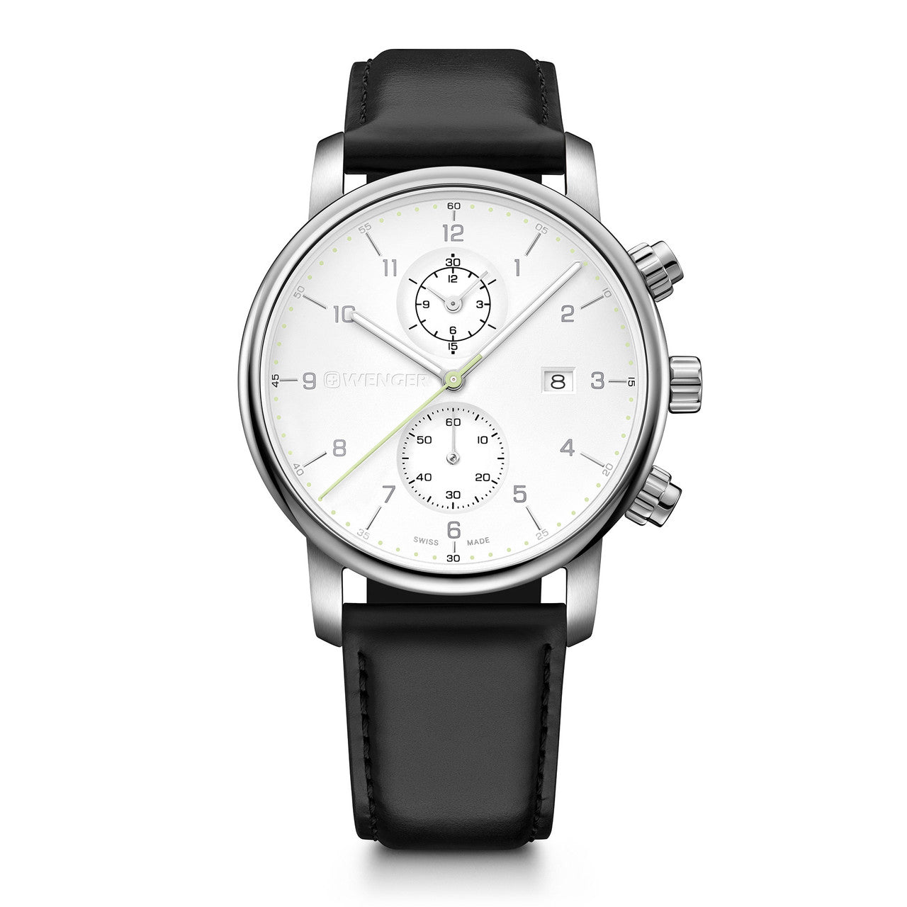 Urban Classic Chrono, 42mm, white, leather