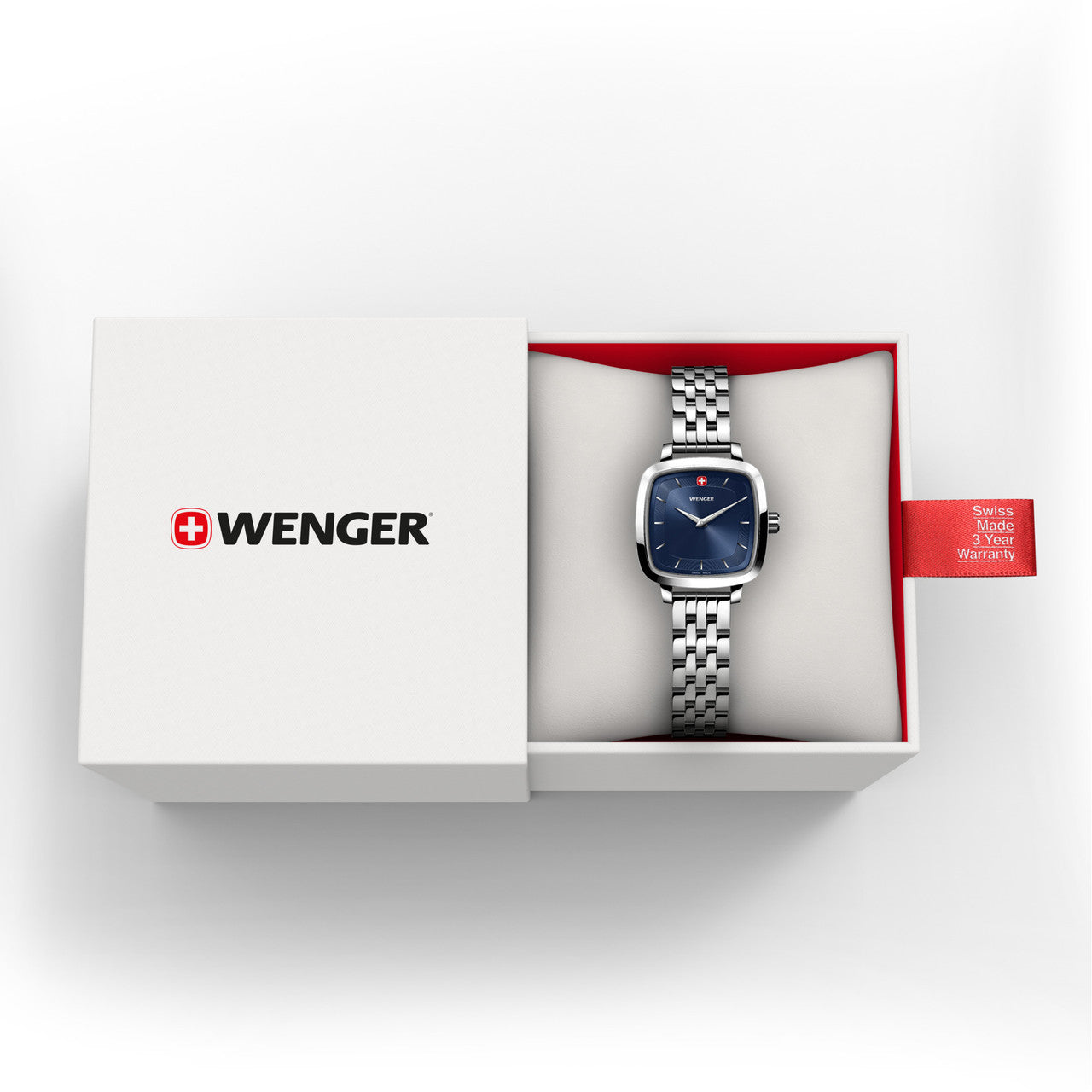 Vintage Classic 27mm, Blue dial, Silver Stainless Steel