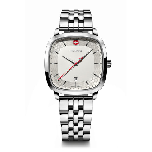 Vintage Classic 37mm, White dial, Silver Stainless Steel