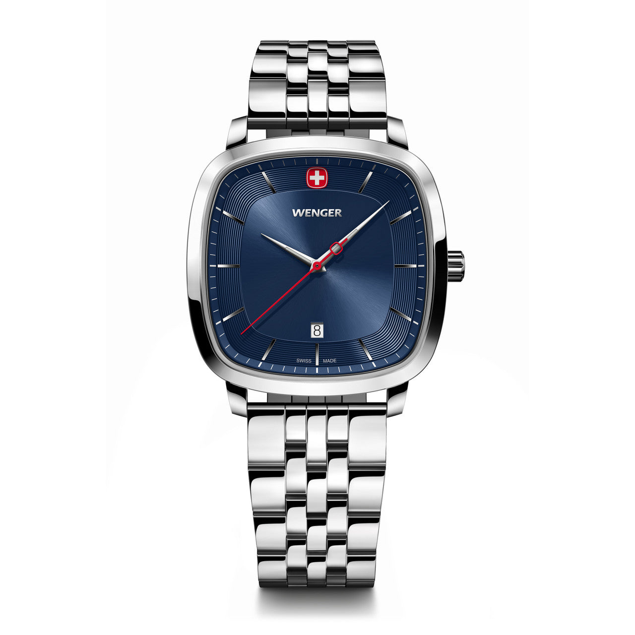 Vintage Classic 37mm, Blue dial, Silver Stainless Steel