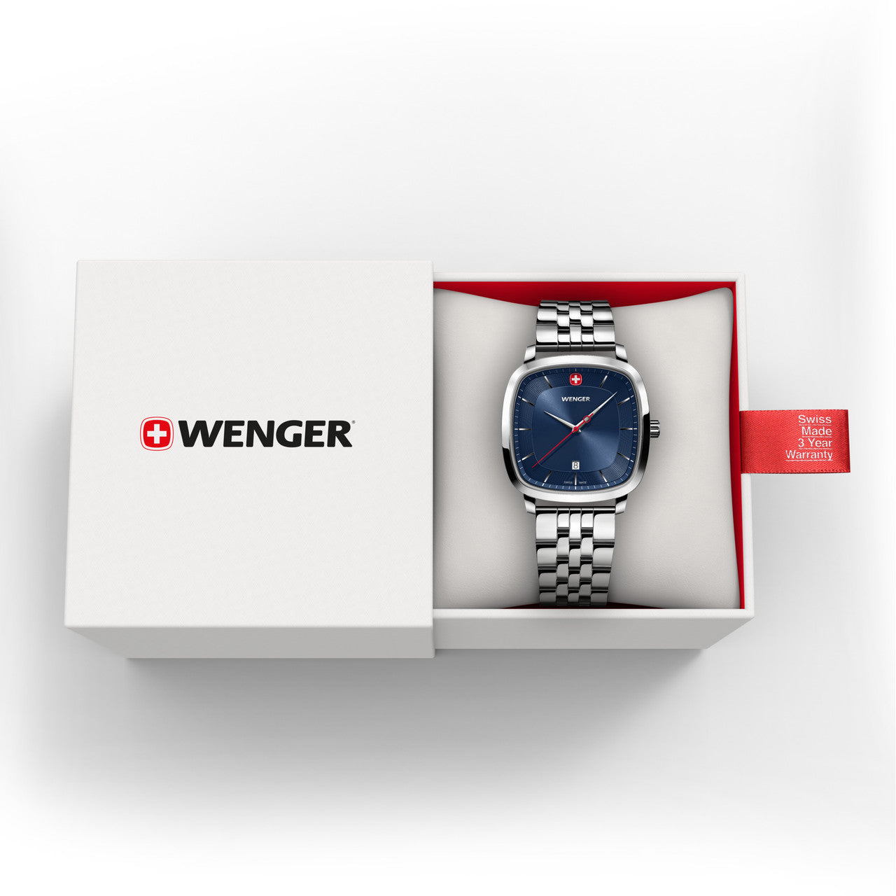 Vintage Classic 37mm, Blue dial, Silver Stainless Steel