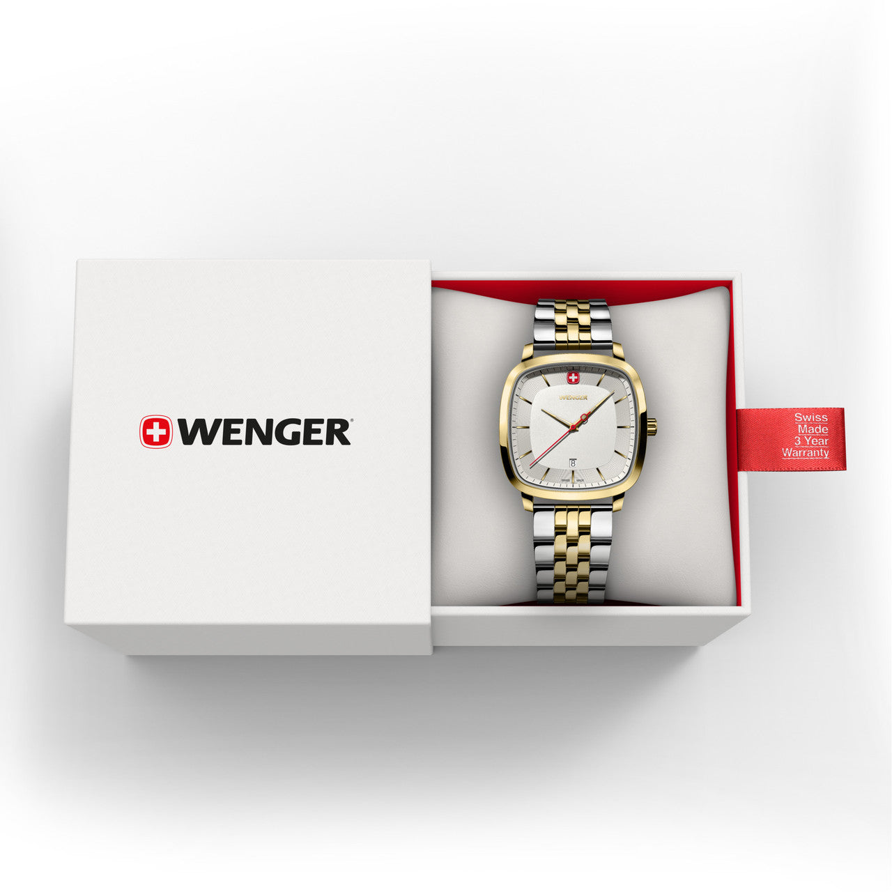 Vintage Classic 37mm, White dial, Stainless Steel