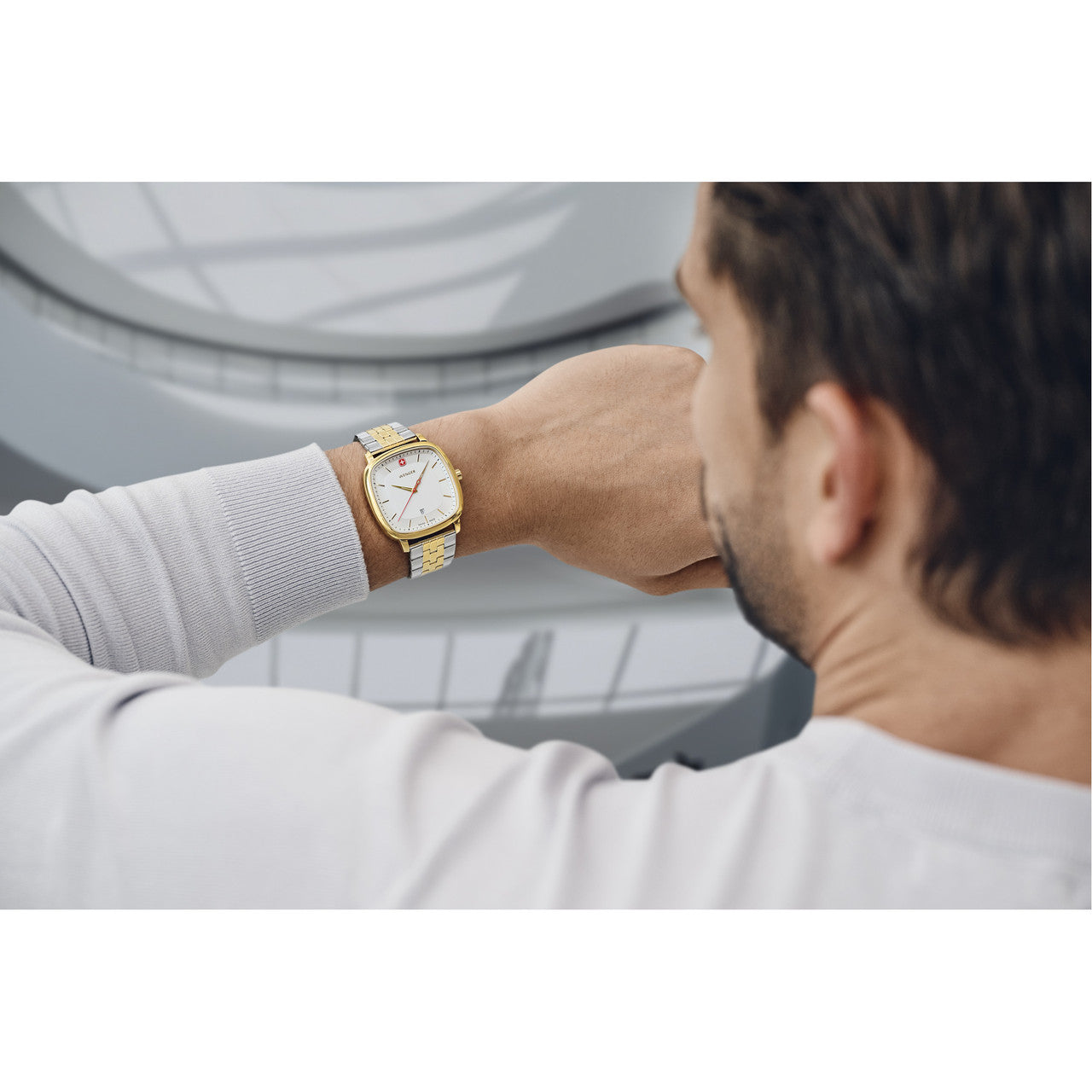Vintage Classic 37mm, White dial, Stainless Steel