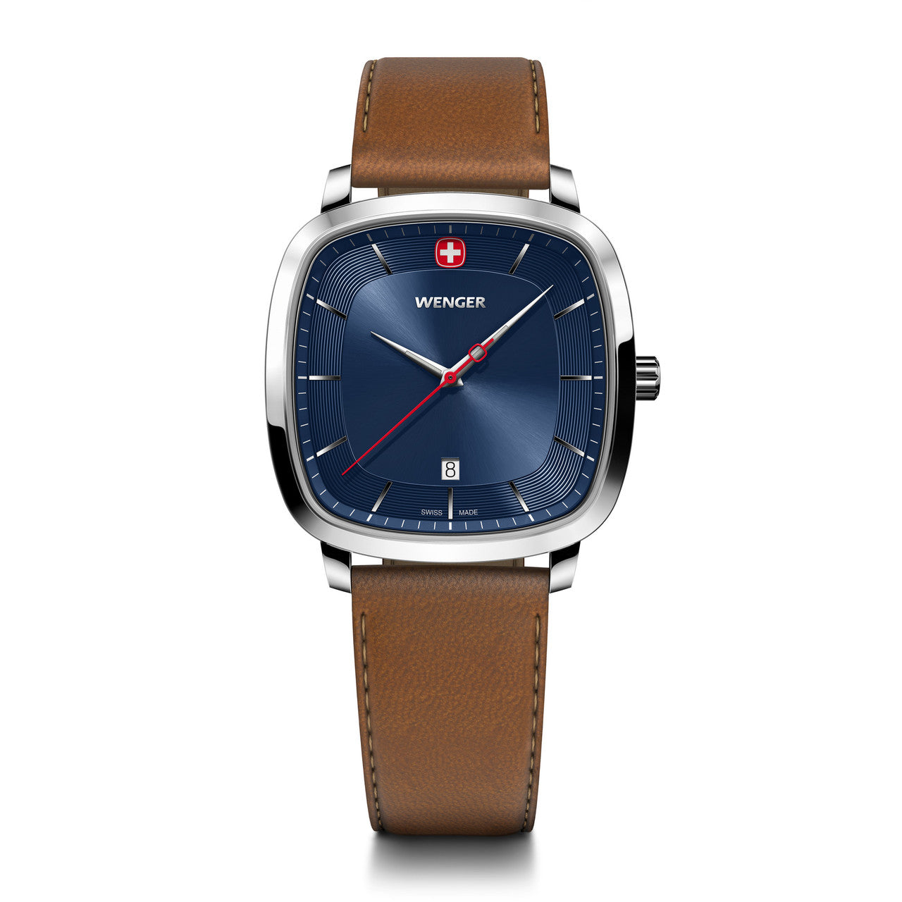 Vintage Classic 37mm, Blue dial, Brown SmartCycle