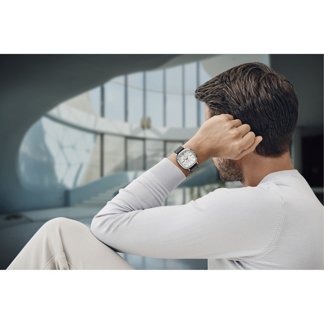 Vintage Classic Chrono 39.5mm, White dial, Black SmartCycle