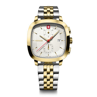 Vintage Classic Chrono 39.5mm, White dial, Stainless Steel