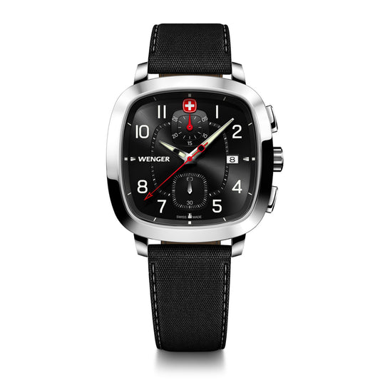 Vintage Sport Chrono 39.5mm, Black dial, Black SmartCycle