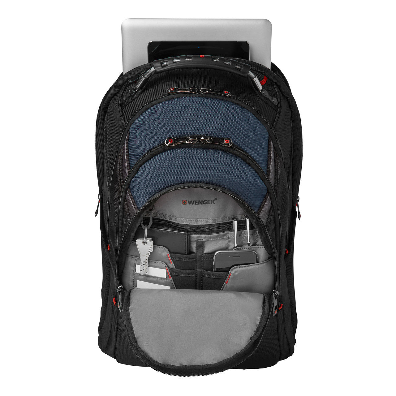 Ibex 17" Laptop Backpack Black/Blue