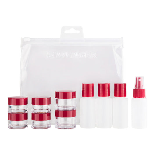 Travel Bottle Set, Clear