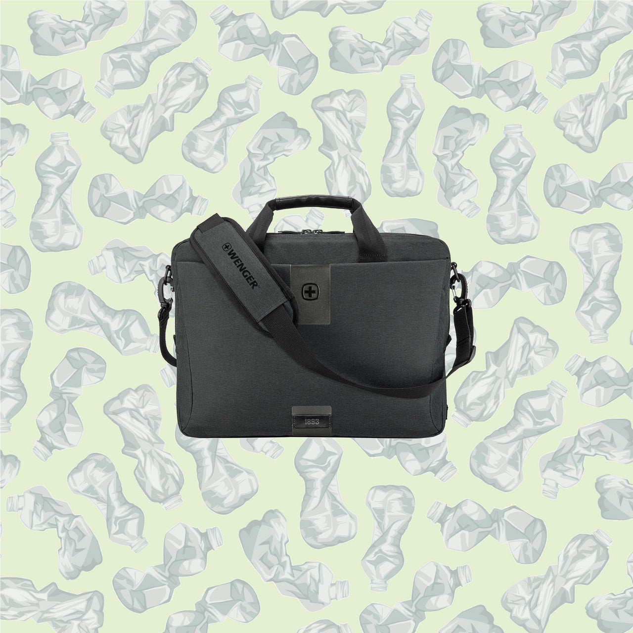 MX ECO Brief 16" Laptop Briefcase Charcoal