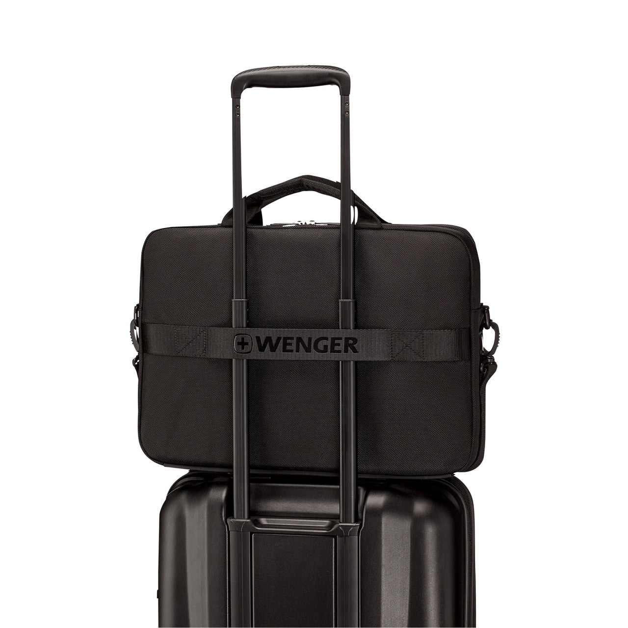 XE Compact 16in Laptop Briefcase with Tablet Pocket Black