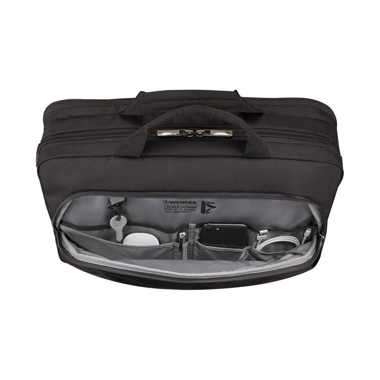 XE Brief 16in Laptop Briefcase with Tablet Pocket Black