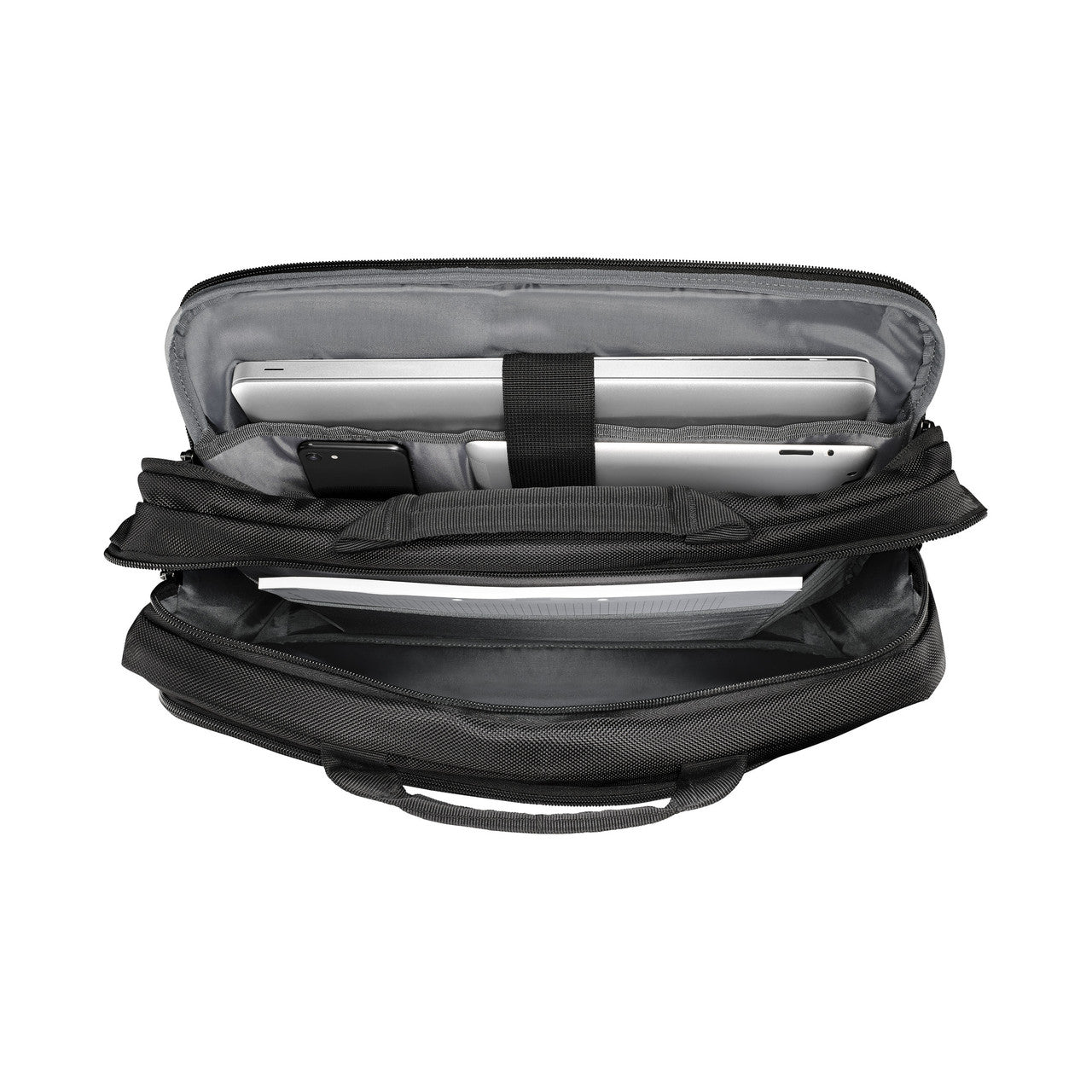 XE Brief 17in Laptop Briefcase with Tablet Pocket Black