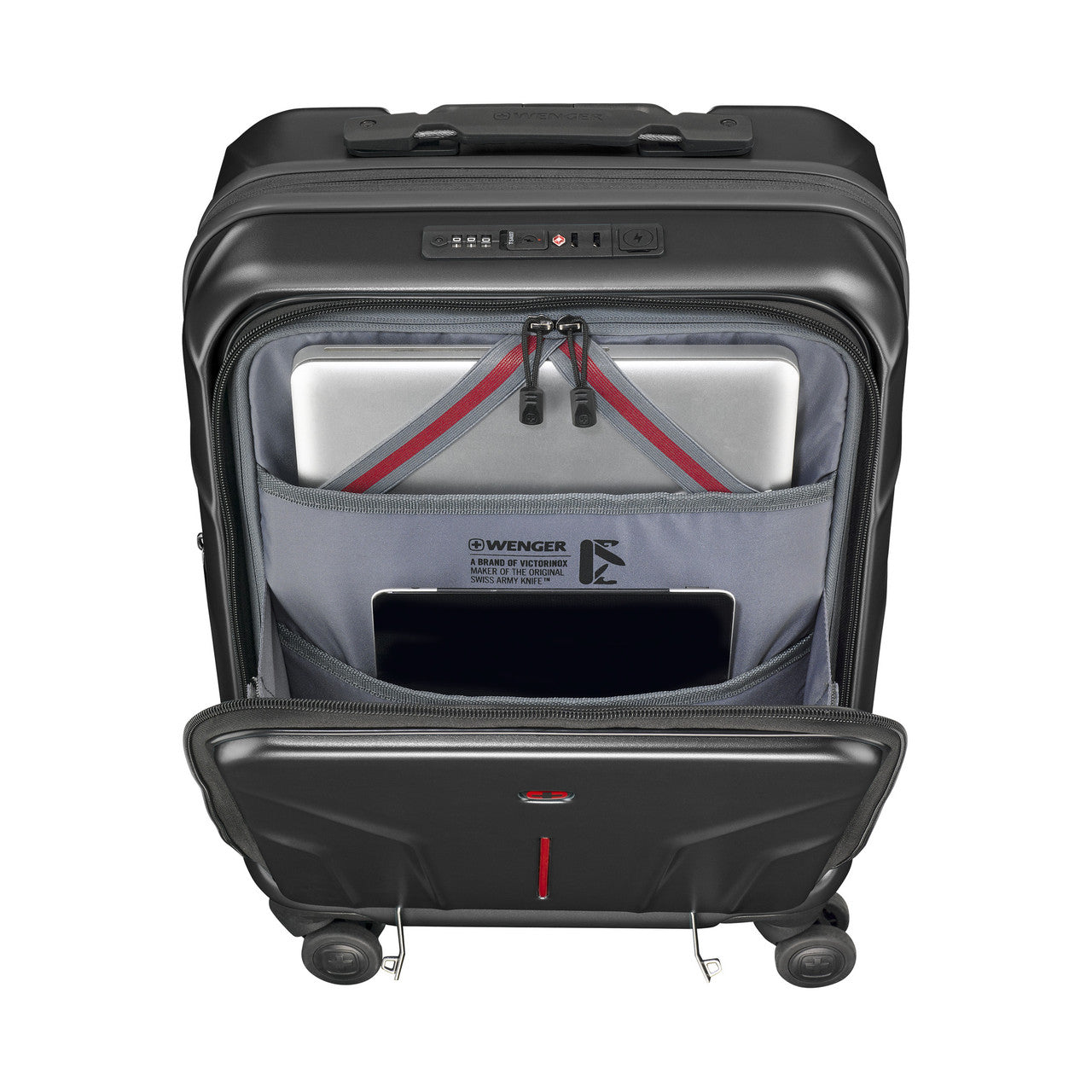 Wenger Amplix 2pc Luggage Set (CO & Medium) - Black