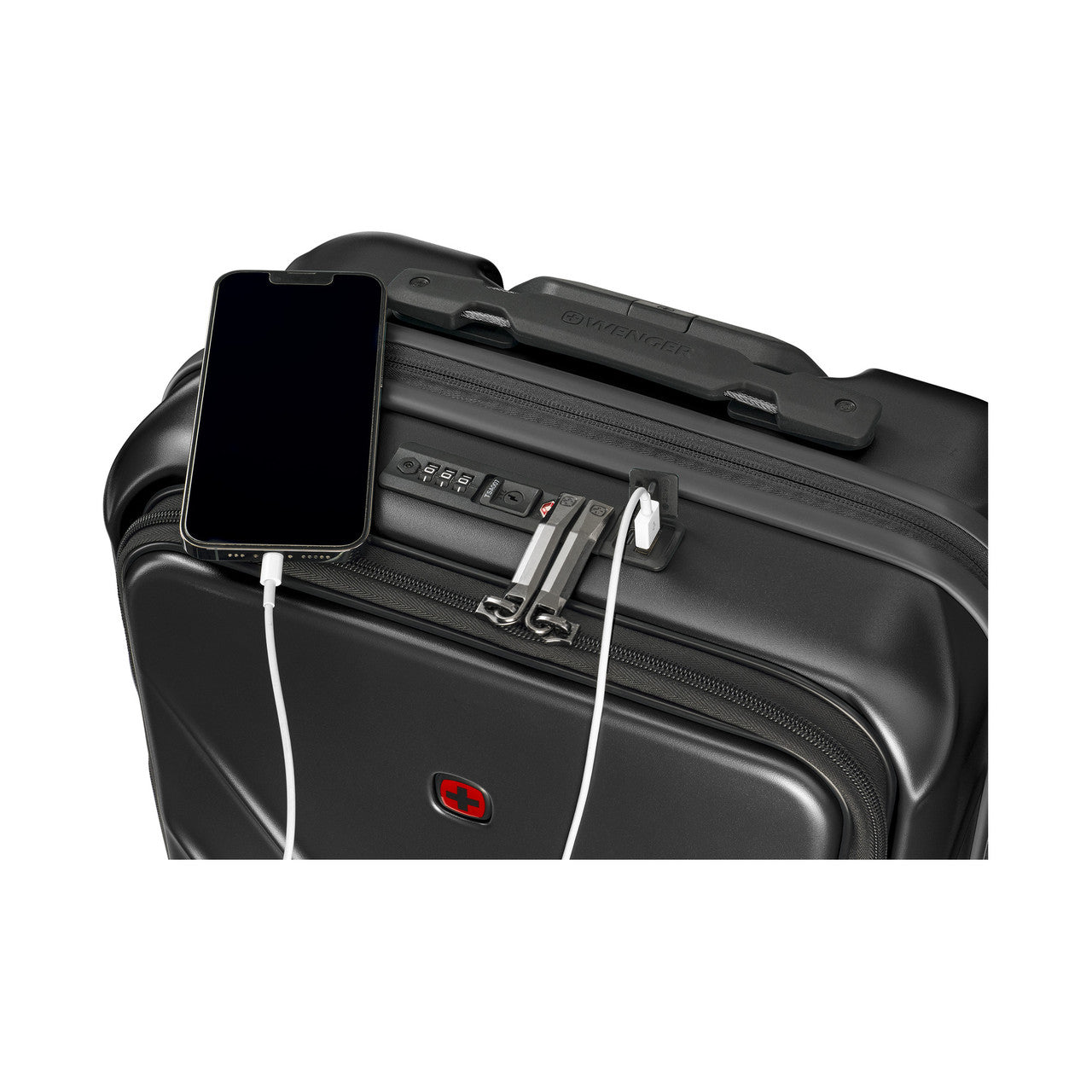 Wenger Amplix 2pc Luggage Set (CO & Medium) - Black