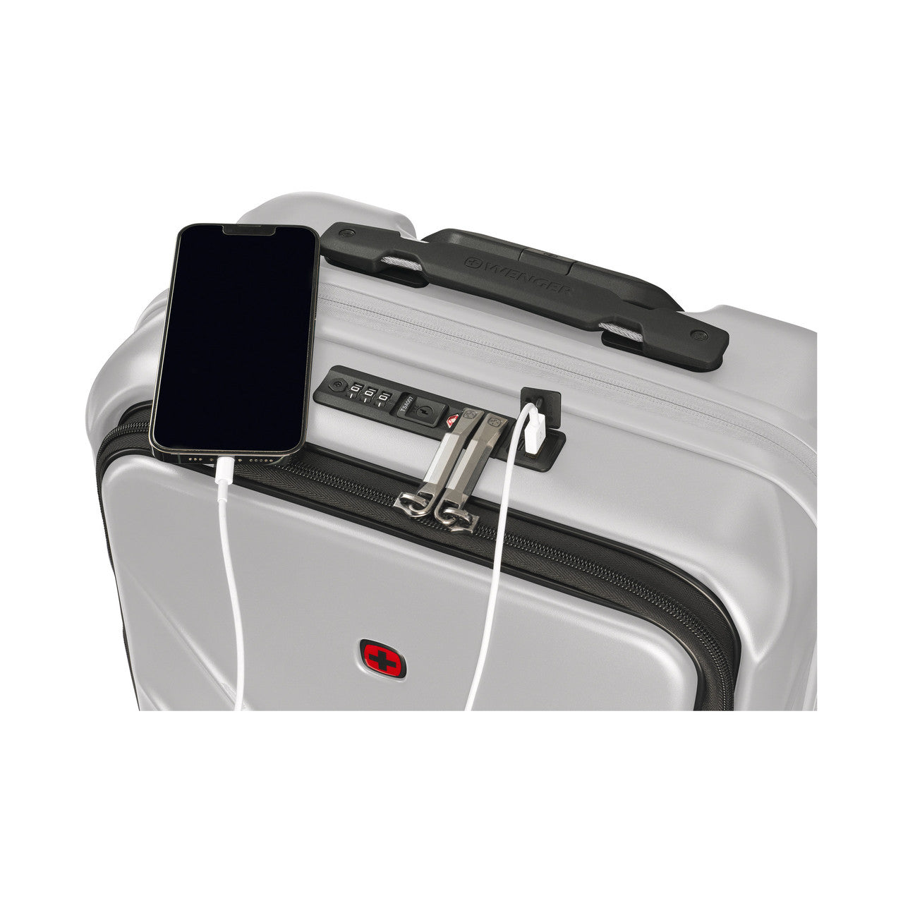 Wenger Amplix 2pc Luggage Set (CO & Medium) - Silver