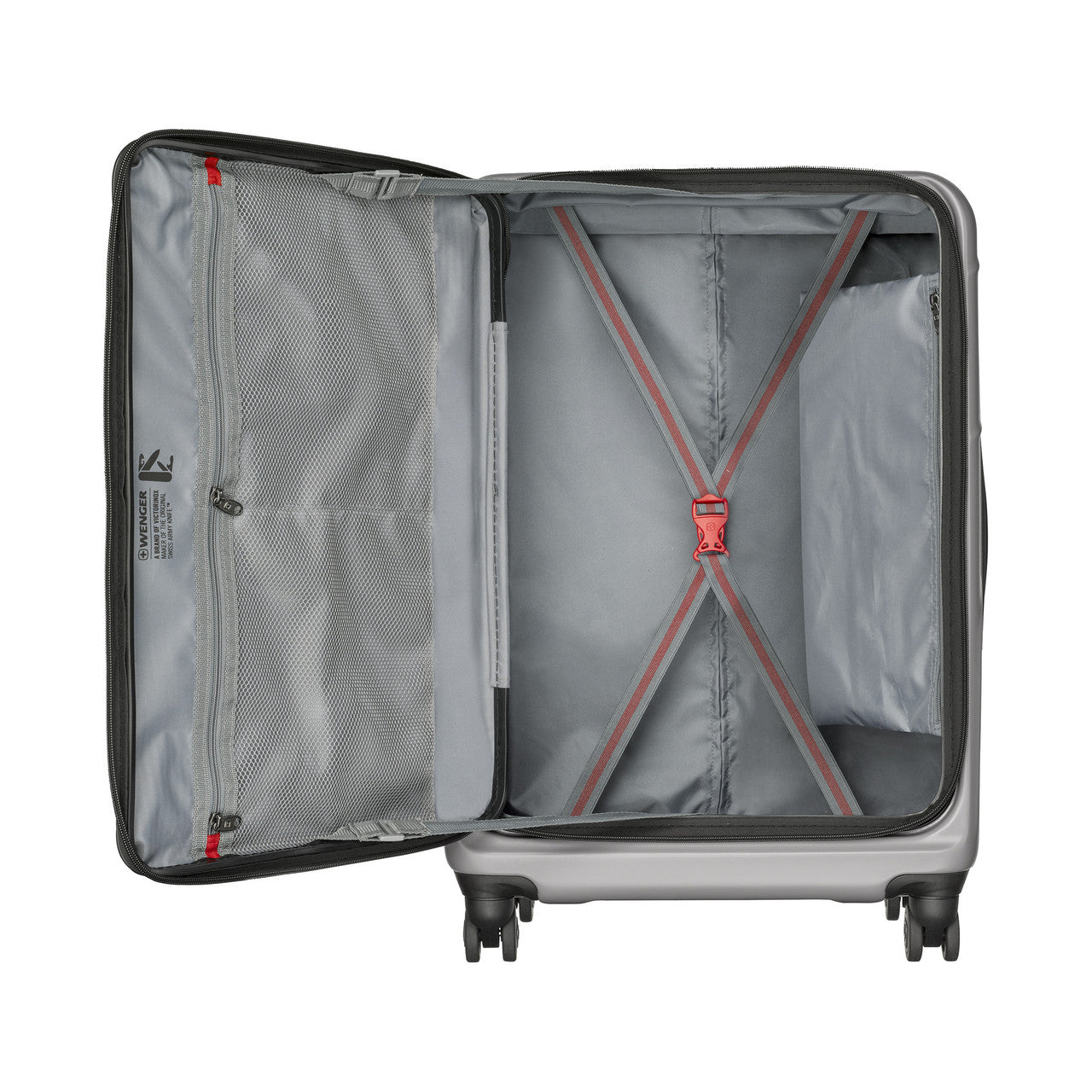 Wenger Amplix 2pc Luggage Set (CO & Medium) - Silver