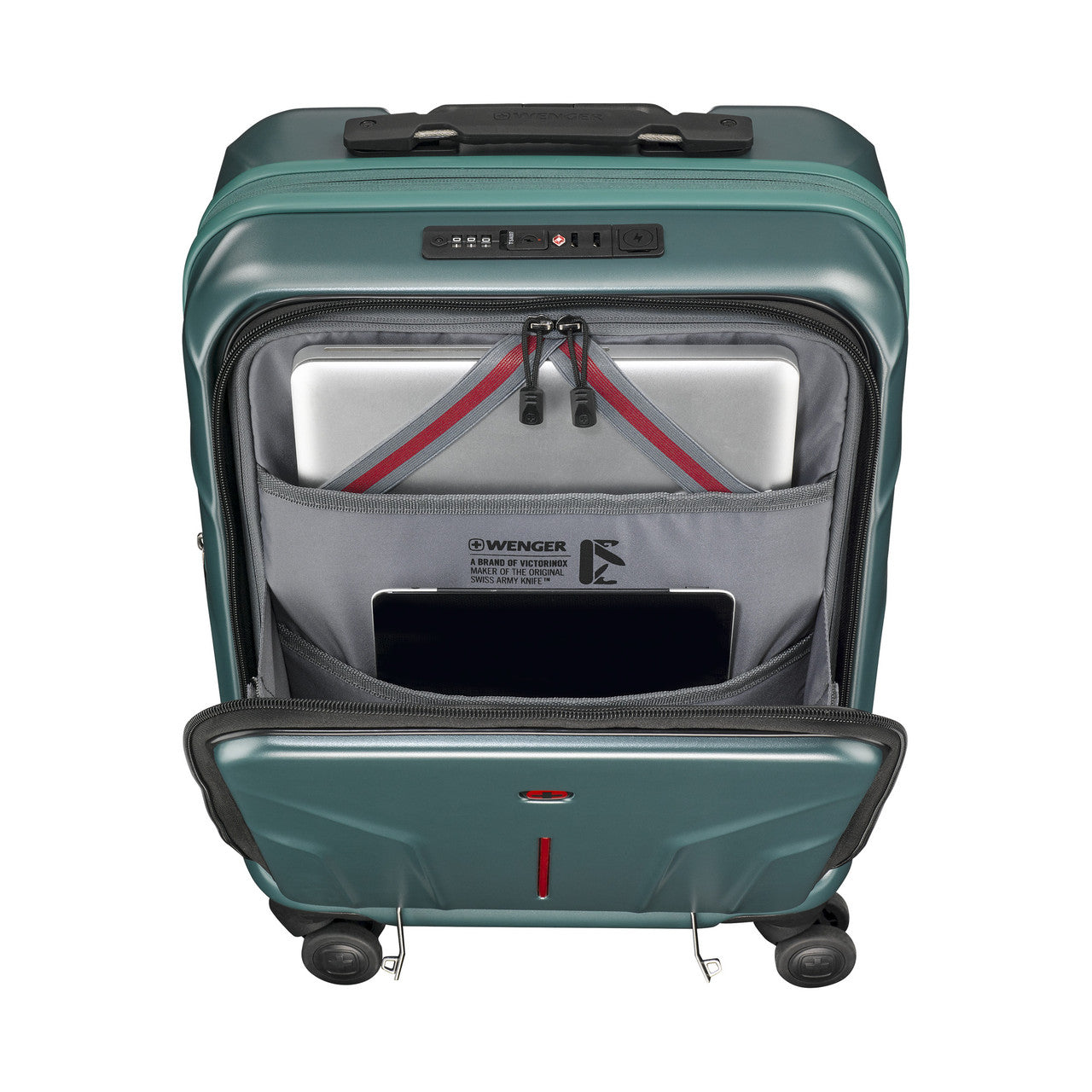 Wenger Amplix 2pc Luggage Set (CO & Medium) - Deep Lake