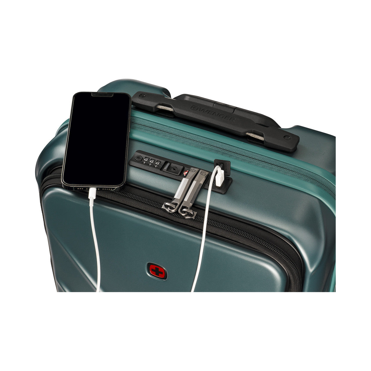 Wenger Amplix 2pc Luggage Set (CO & Medium) - Deep Lake