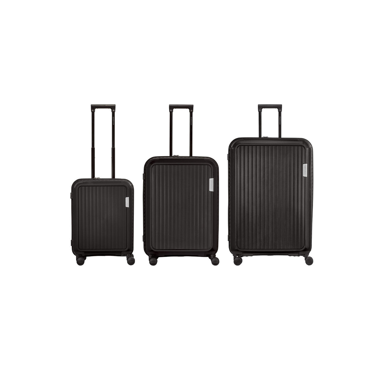 Optimo 3-Piece Luggage Set (CO, Medium, Large) - Black