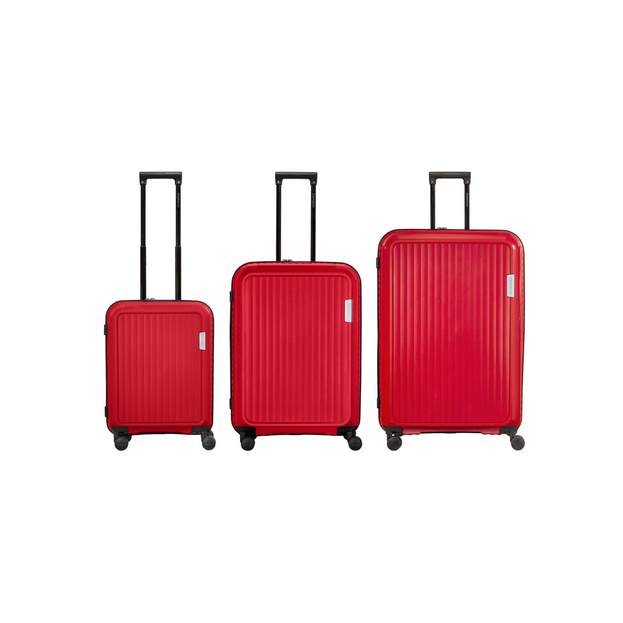 Optimo 3-Piece Luggage Set (CO, Medium, Large) - Red