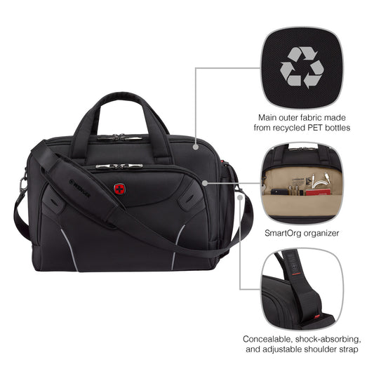 Wenger Icons Cosmic 14-16in Laptop Brief Black