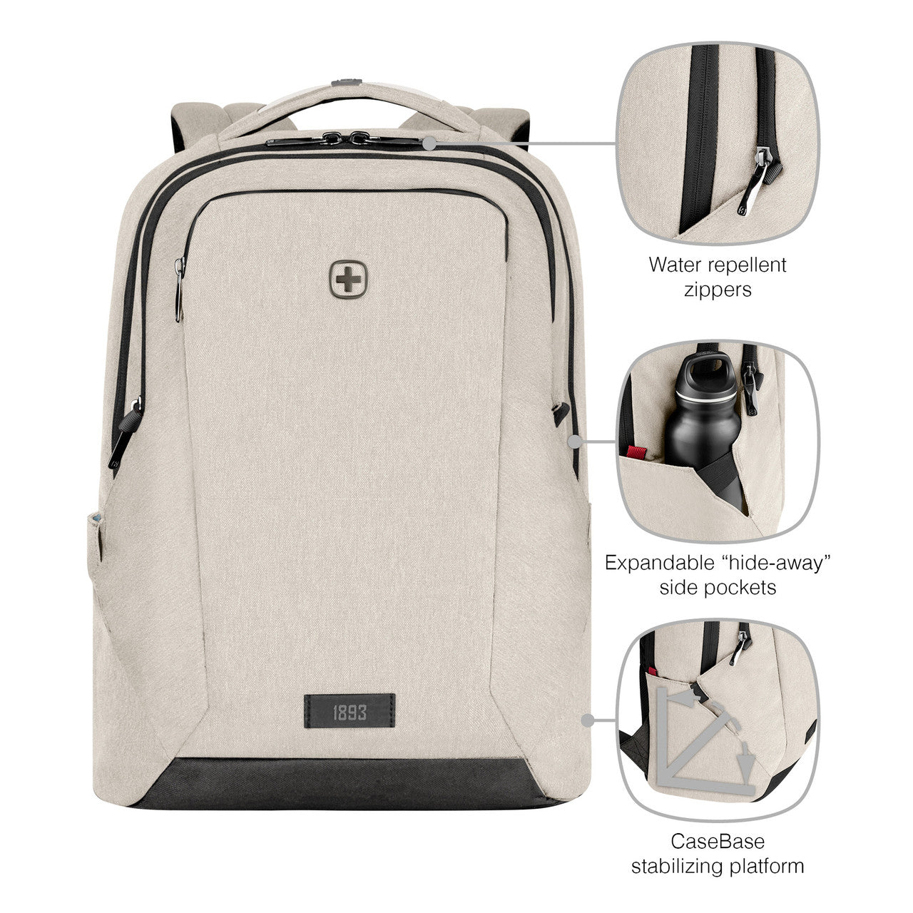 Wenger MX Professional 16in Laptop Backpack Sand