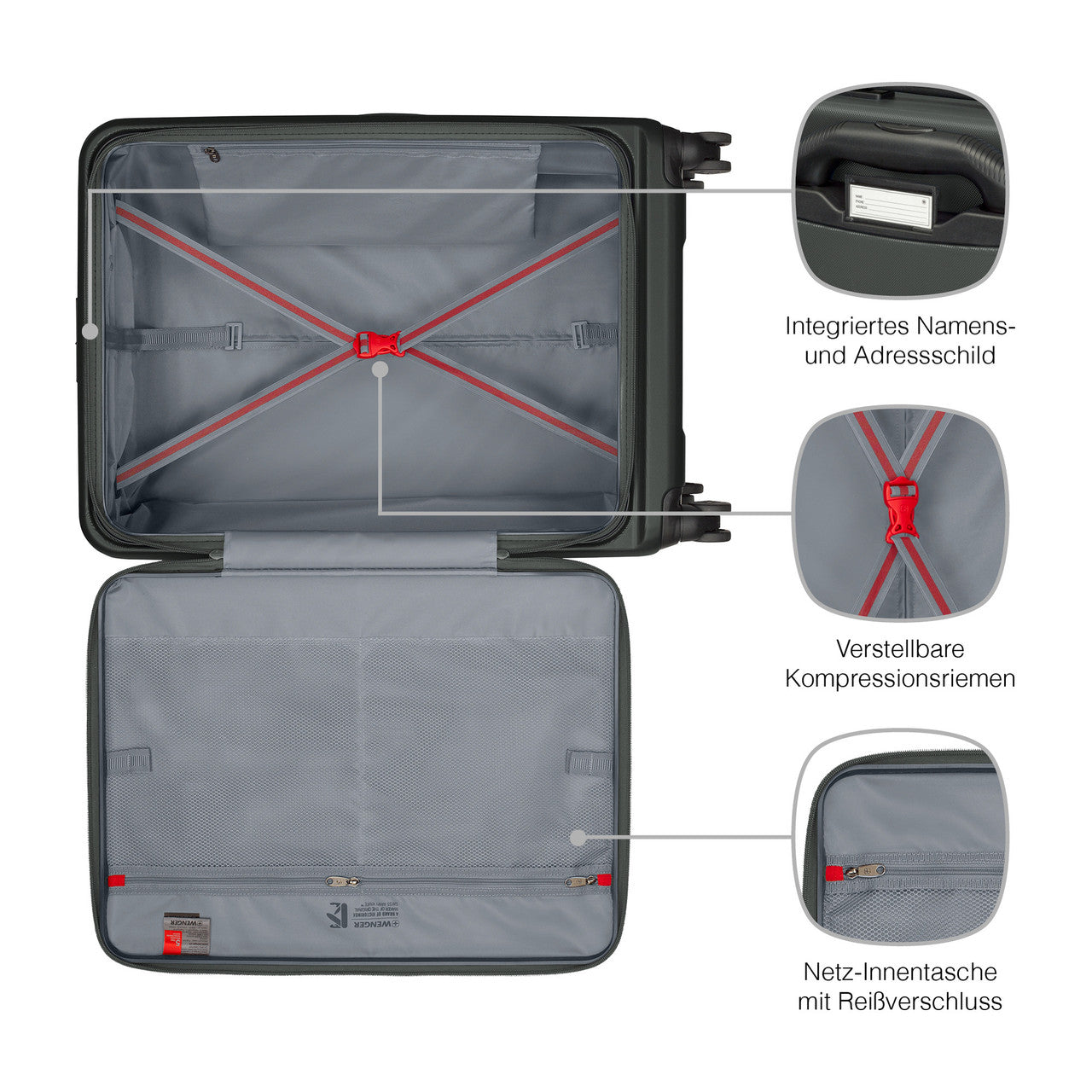 Wenger Skyon 2-Piece Luggage Set (CO & Large)  Antracite