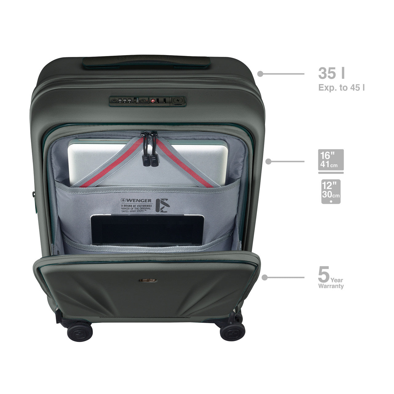 Wenger Skyon 2-Piece Luggage Set (CO & Large)  Antracite