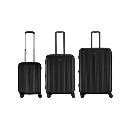 Flyn Pro 3-Piece Luggage Set (CO, Medium, Large) - Black