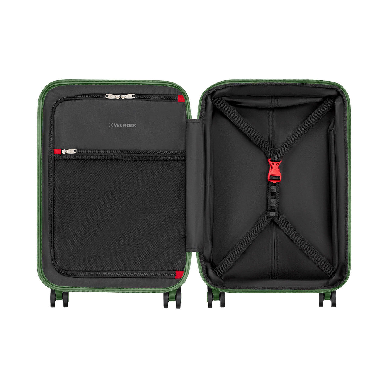 Flyn Pro 3-Piece Luggage Set (CO, Medium, Large) - Green