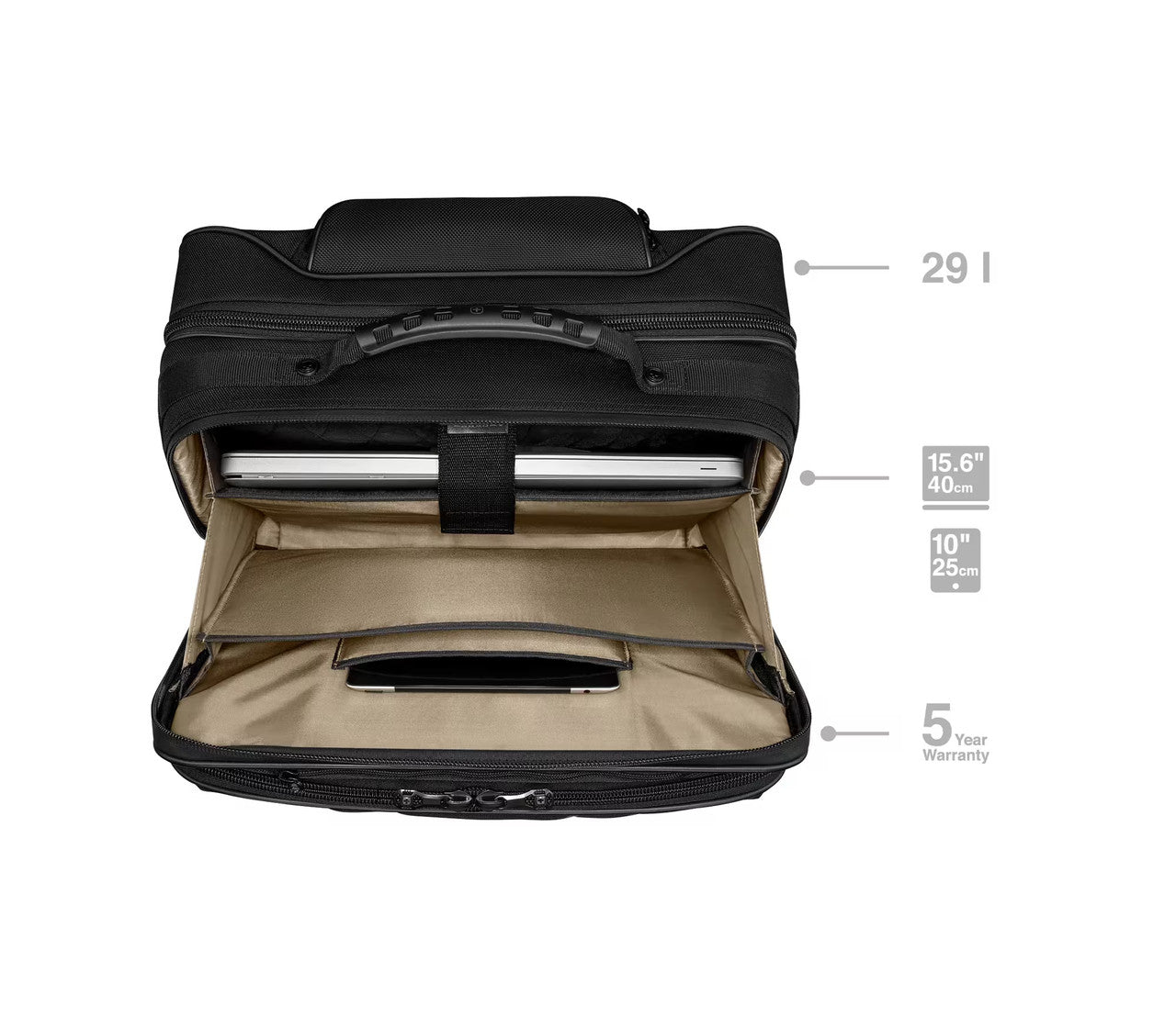Legacy Black Series Wheeled Laptop Case