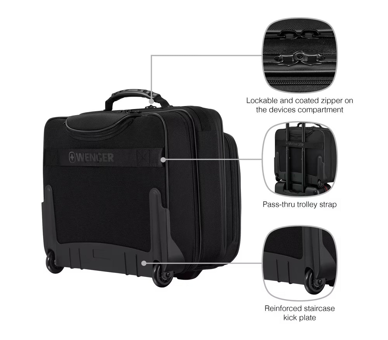 Legacy Black Series Wheeled Laptop Case