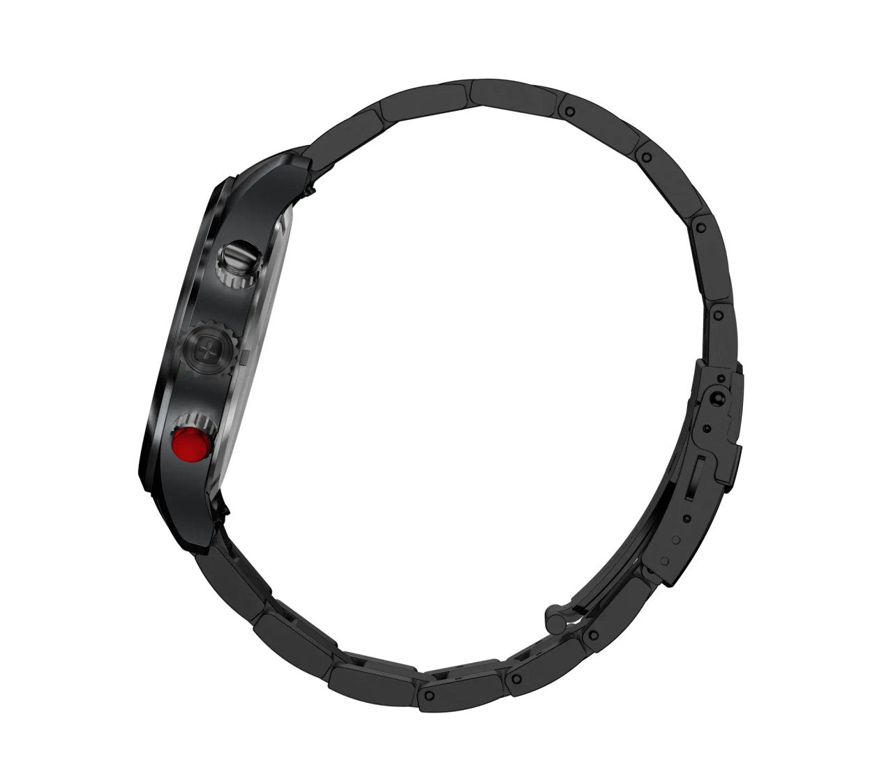 Terragraph Chrono 43mm, Black Dial, Black Stainless Steel